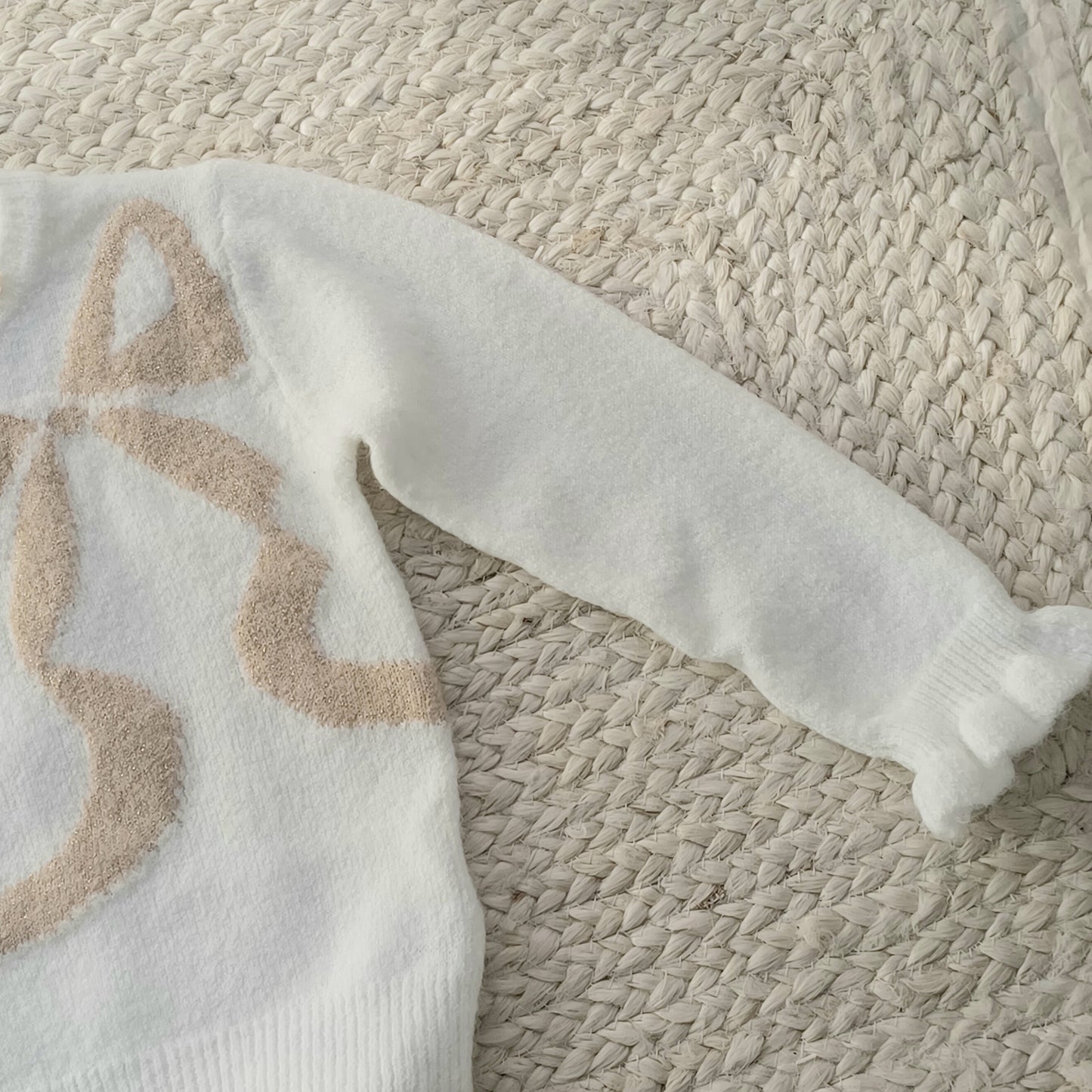 MEILISA BAI - Maglia con fiocco lurex