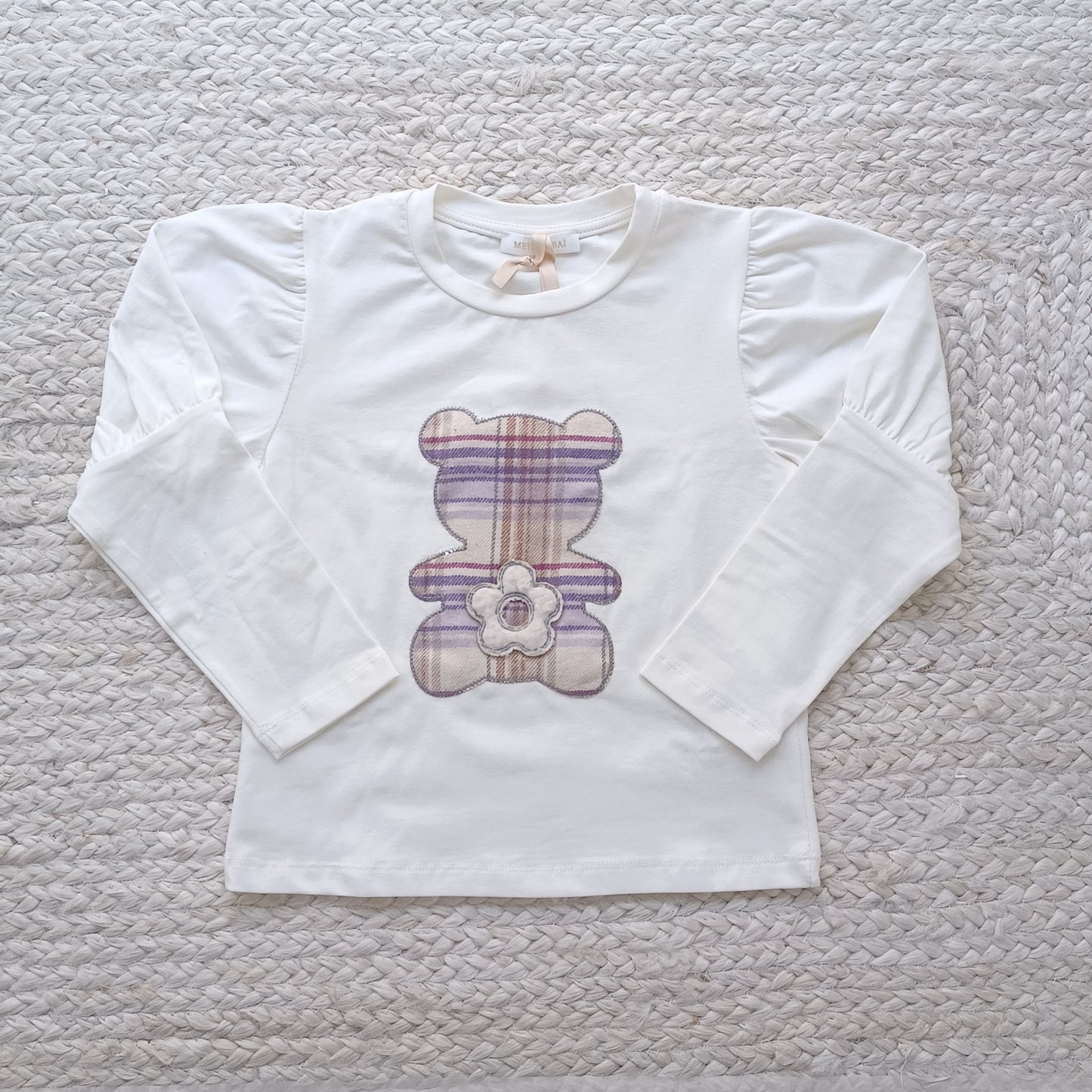 MEILISA BAI - T- shirt m/l orsetto fantasia