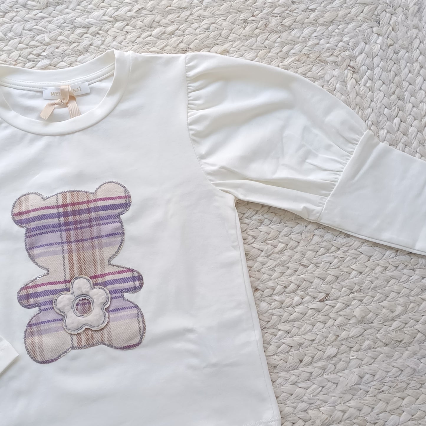 MEILISA BAI - T- shirt m/l orsetto fantasia