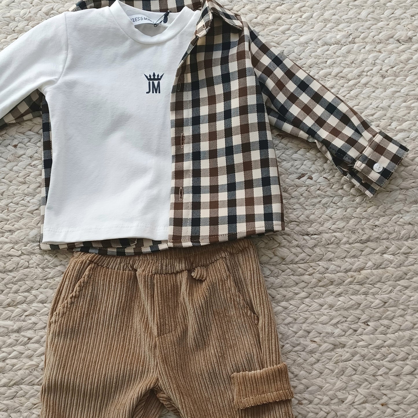 Jacques & Monique - Completo camicia, t-shirt e pantalone