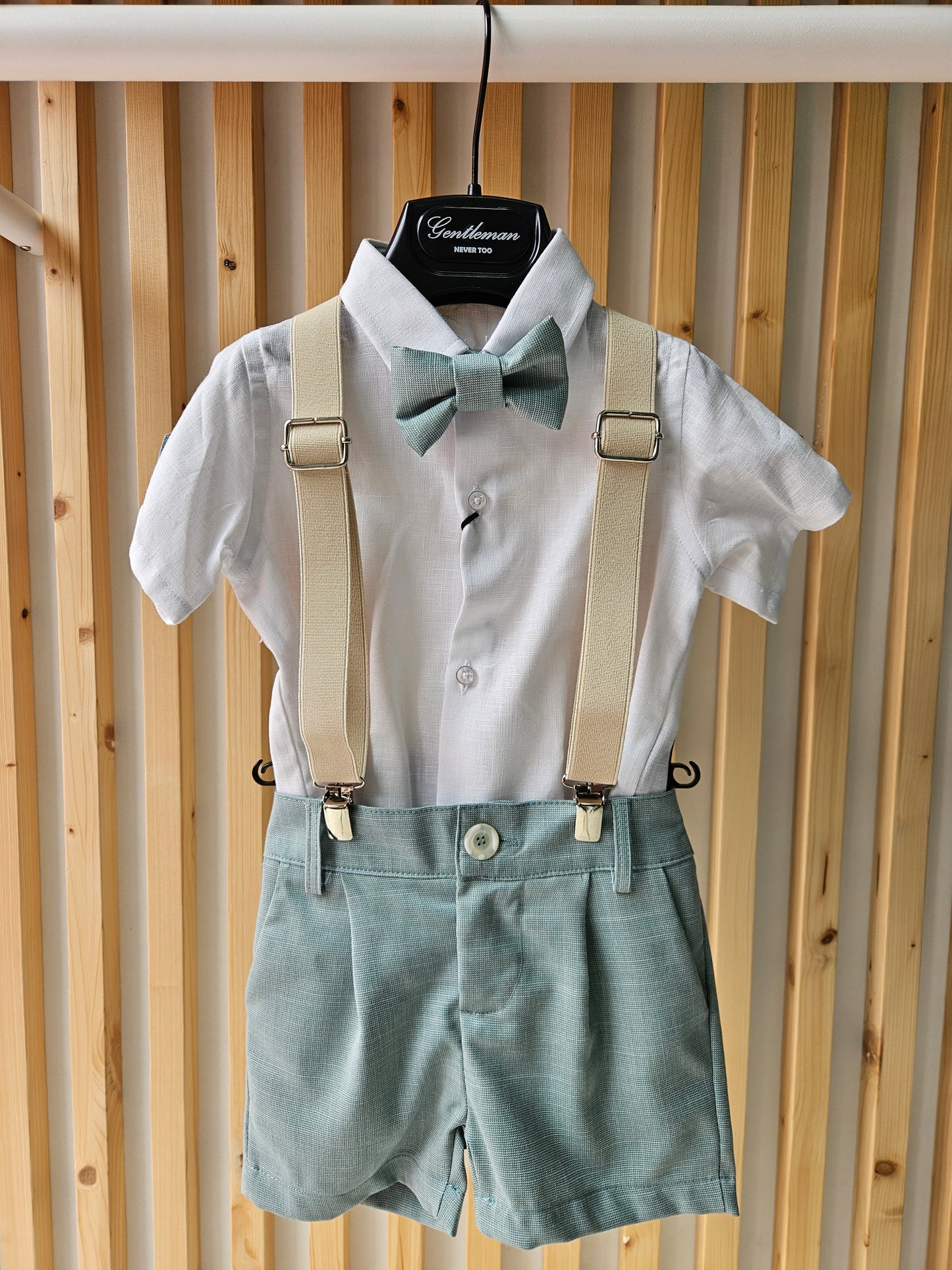 NEVERE TOO - Completo con camicia papillon pantalone