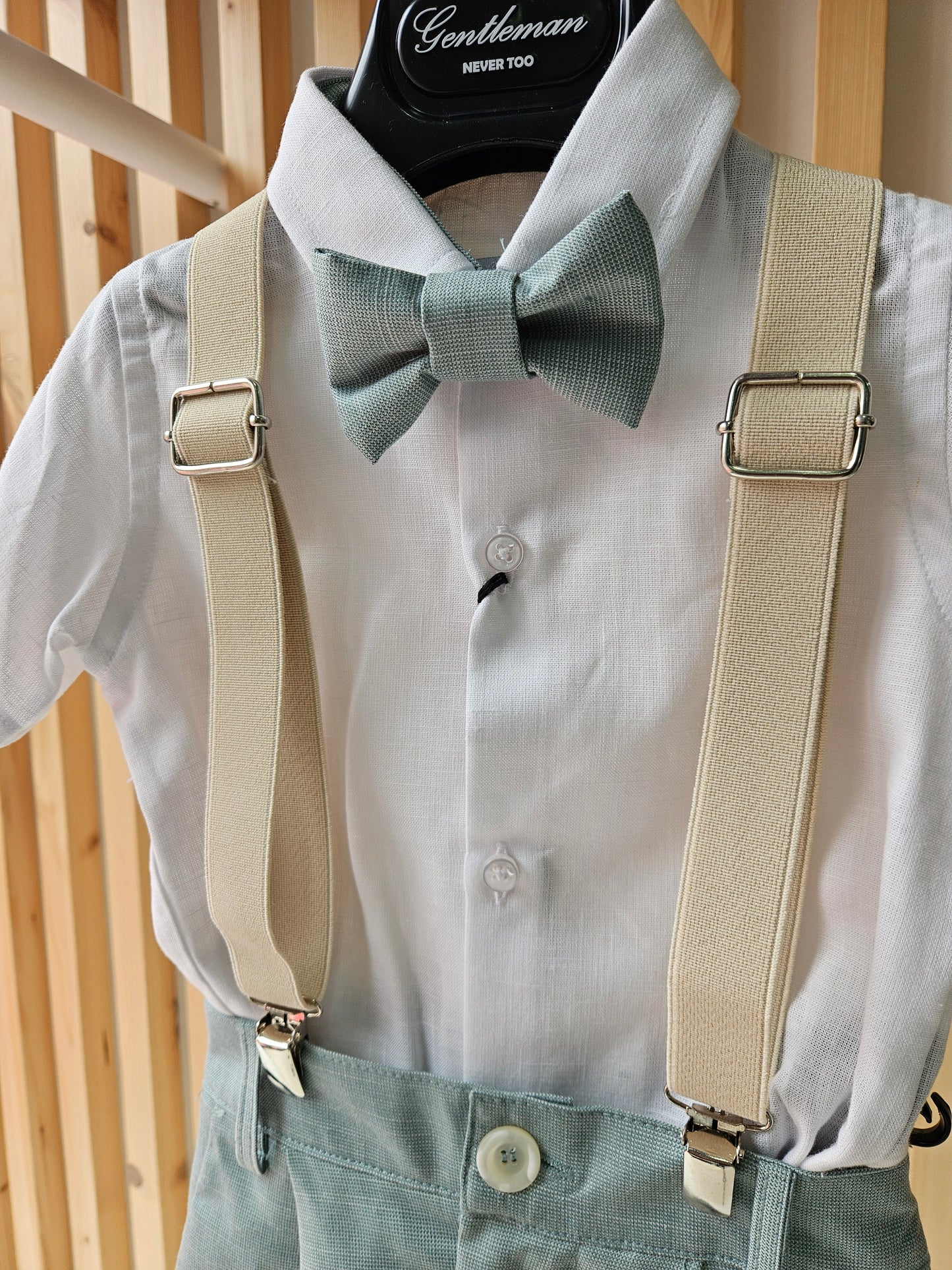 NEVERE TOO - Completo con camicia papillon pantalone