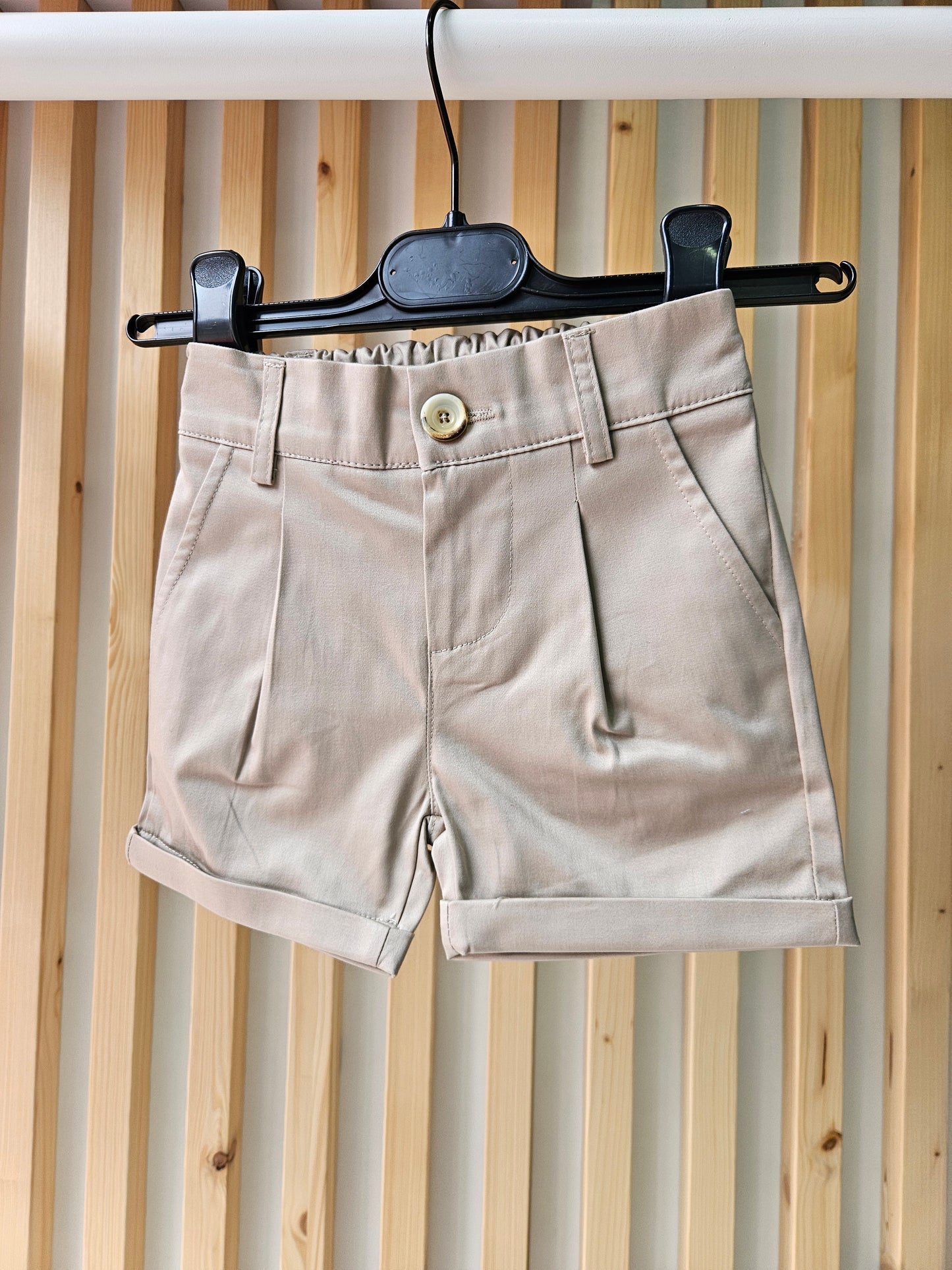 NEVER TOO - Completo gilet camicia papillon bermuda