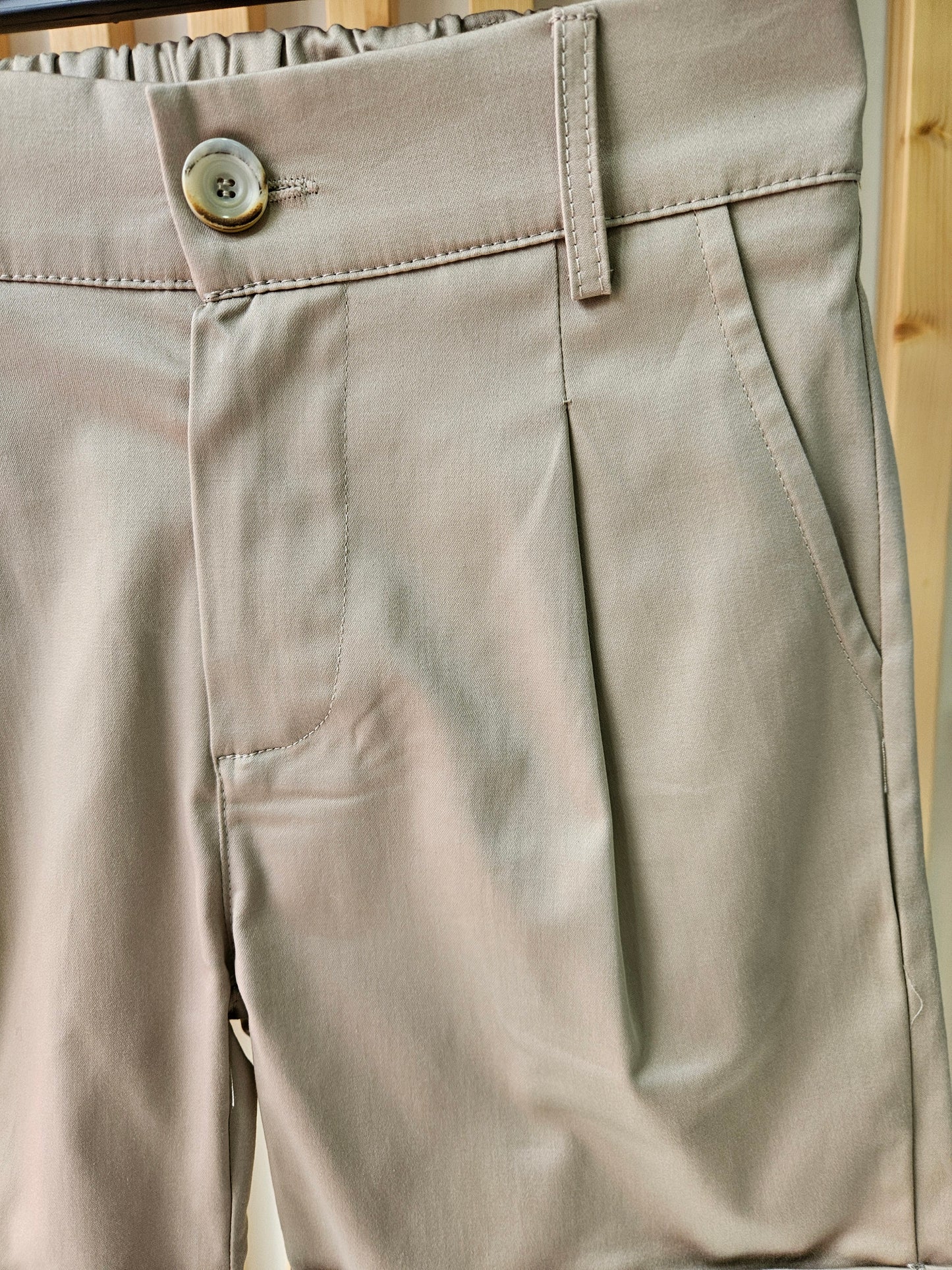 NEVER TOO - Completo gilet camicia papillon bermuda