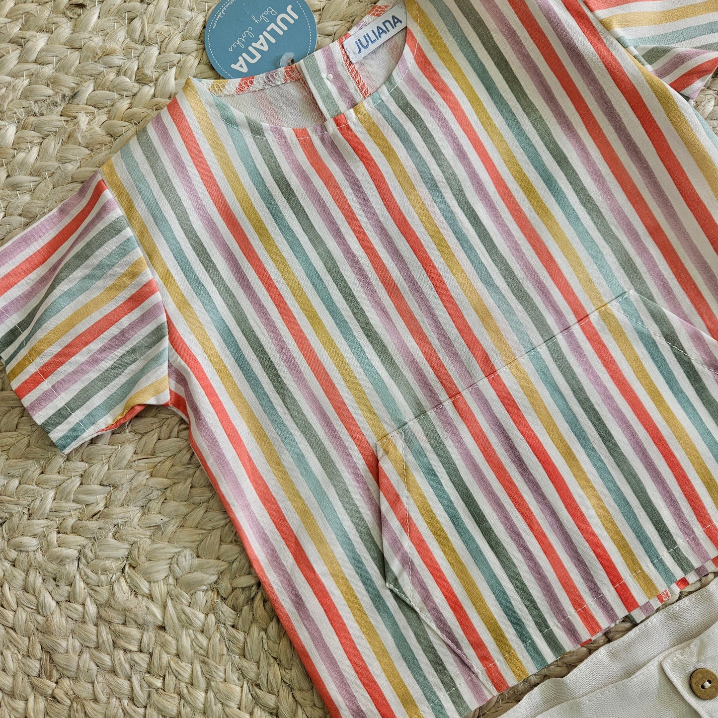 JULIANA - Completo con bermuda in lino