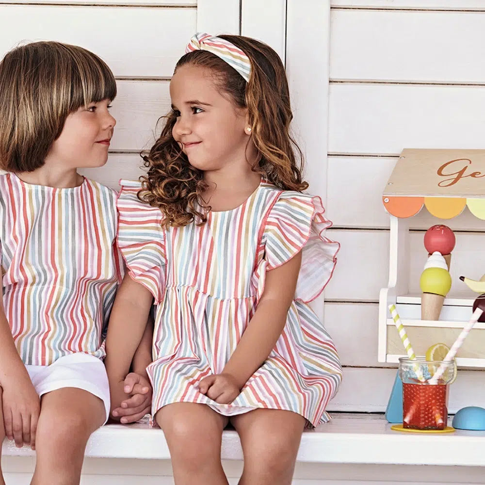 JULIANA - Completo con bermuda in lino