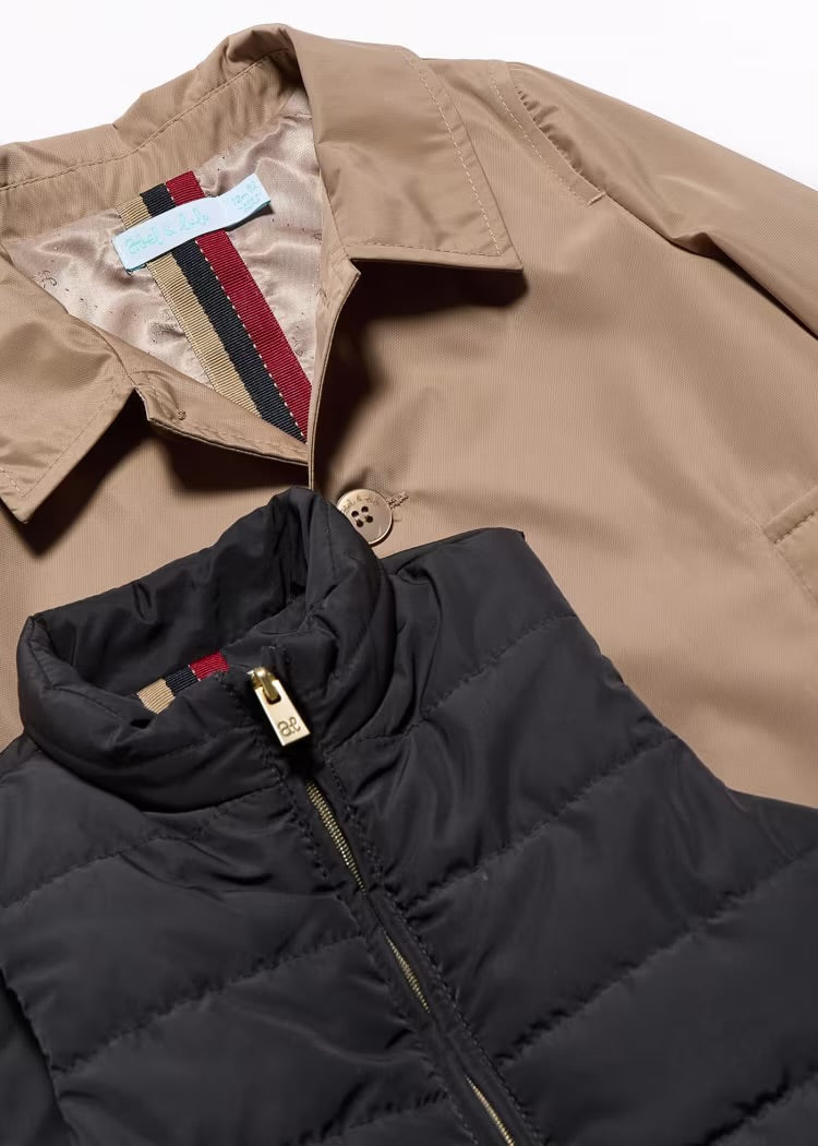 Abel & Lula - Trench con gilet interno