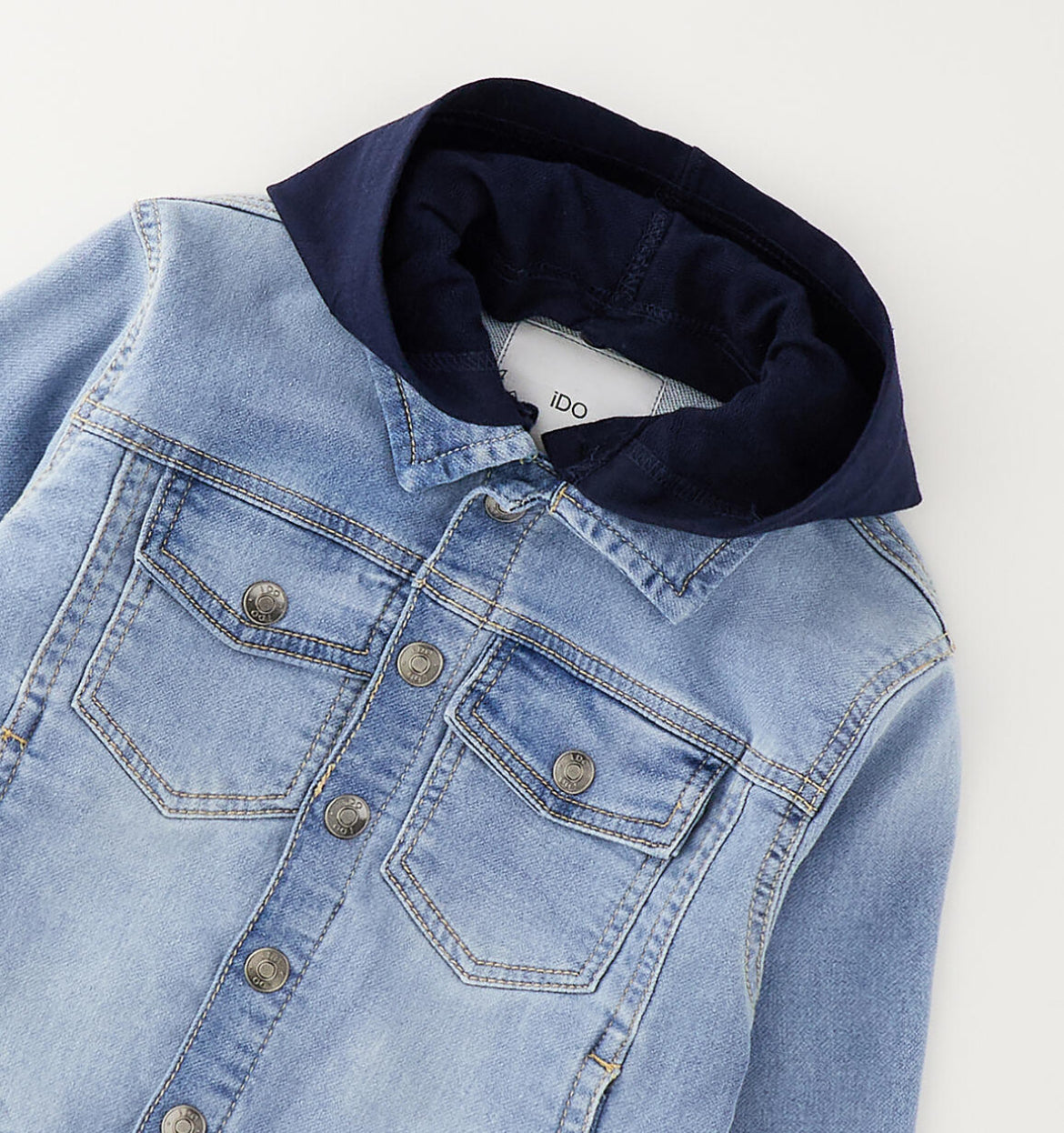 i Do - Giubbino jeans con cappuccio