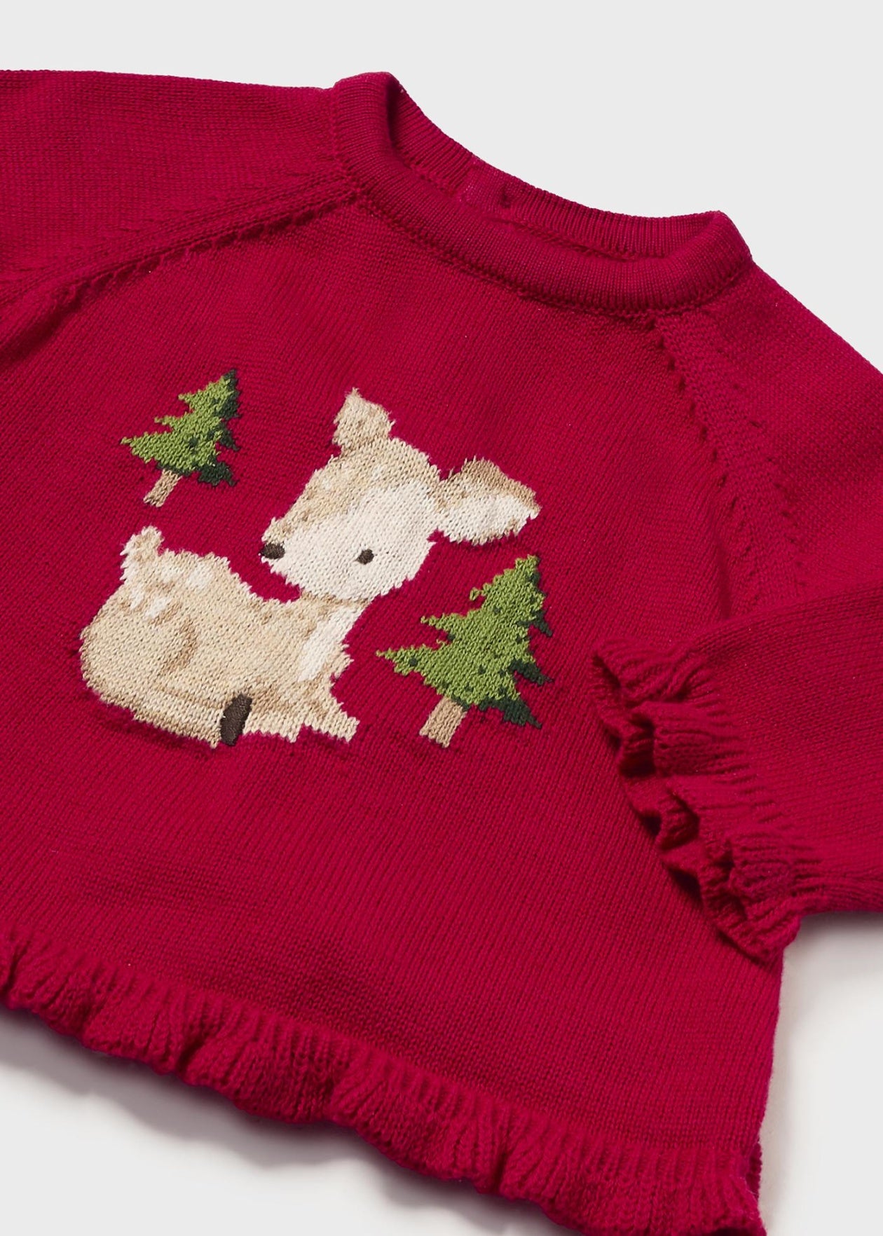 mayoral - Completo maglione, shorts e calzamaglia in maglia