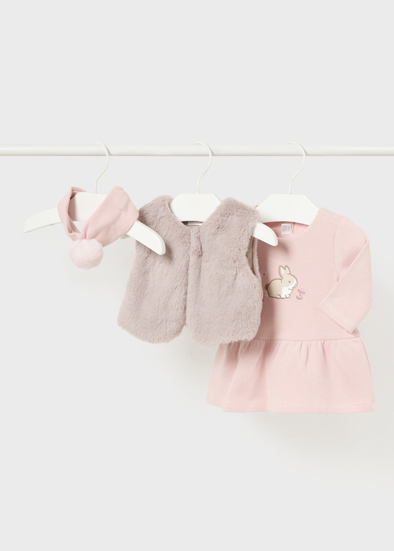 mayoral - Completo Vestito, gilet e fascia