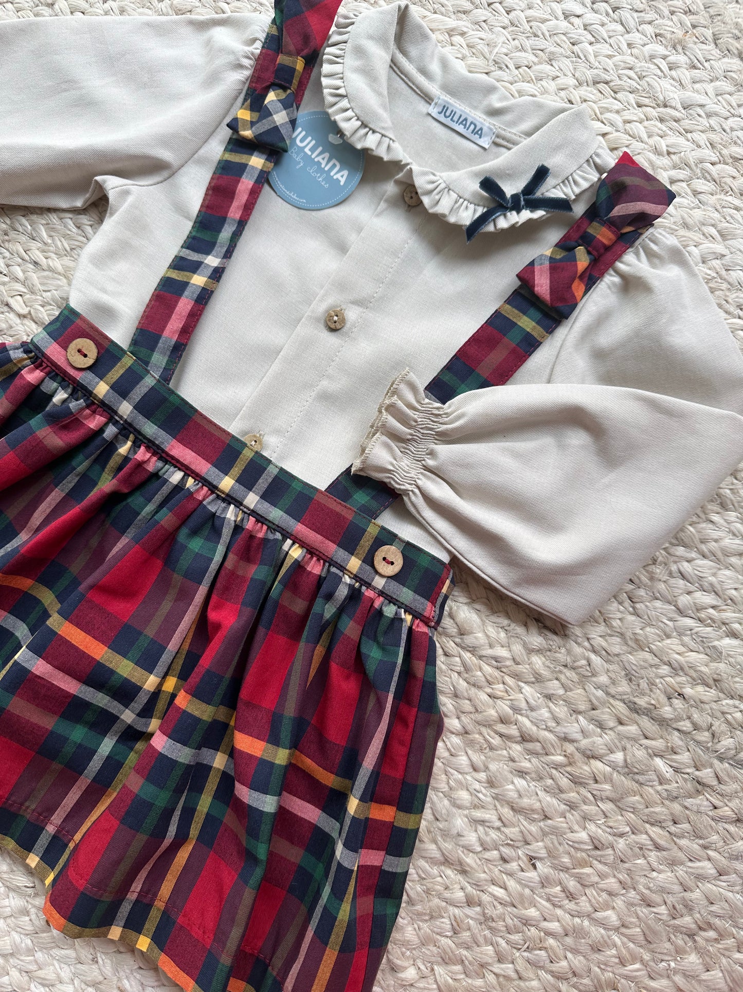 JULIANA - Set camicia e salopette