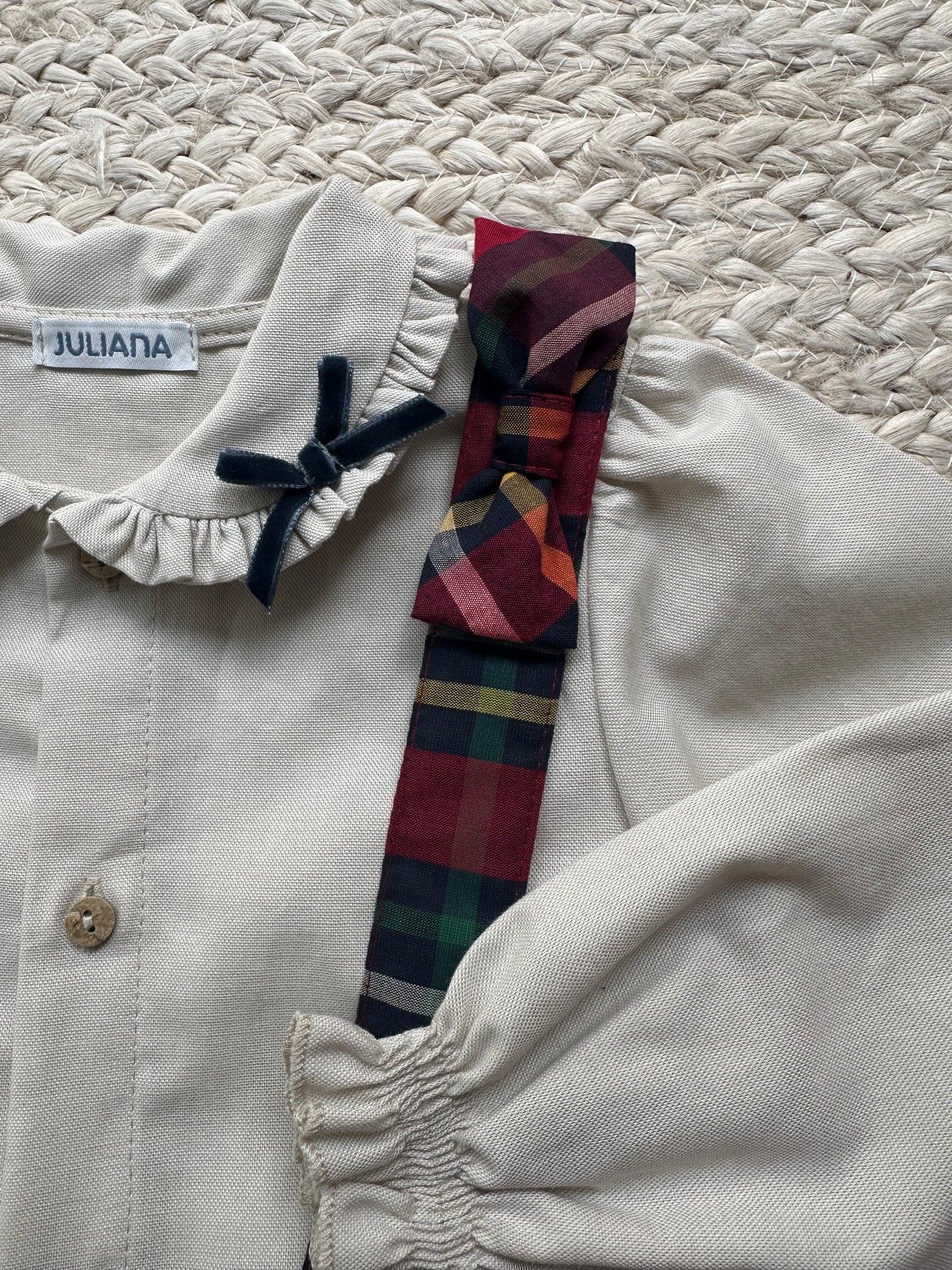 JULIANA - Set camicia e salopette