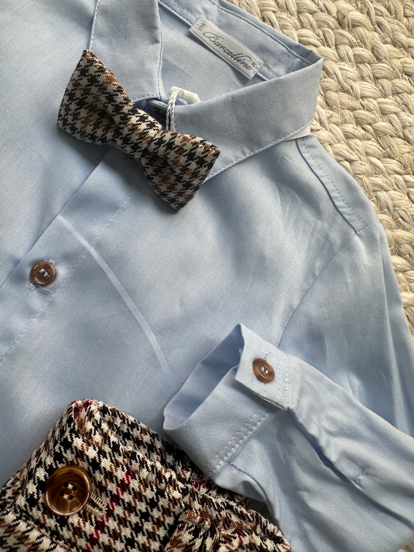 Barcellino - Completo tre pezzi camicia,pantalone, pappion