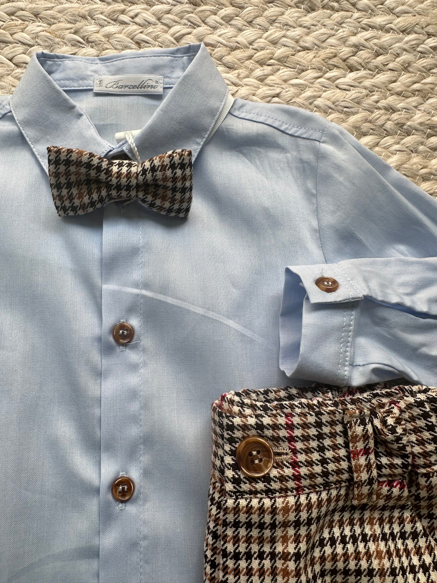 Barcellino - Completo tre pezzi camicia,pantalone, pappion