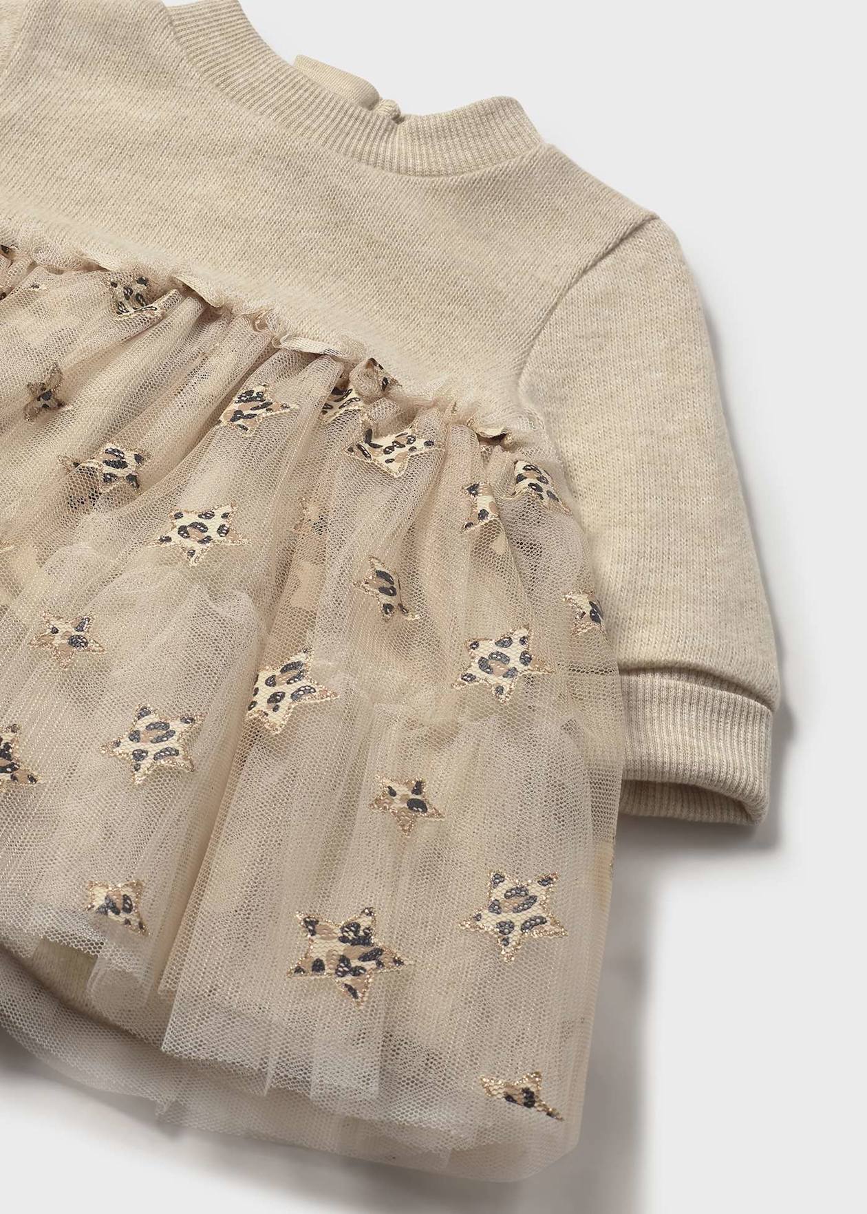 Mayoral - Vestito felpa tulle