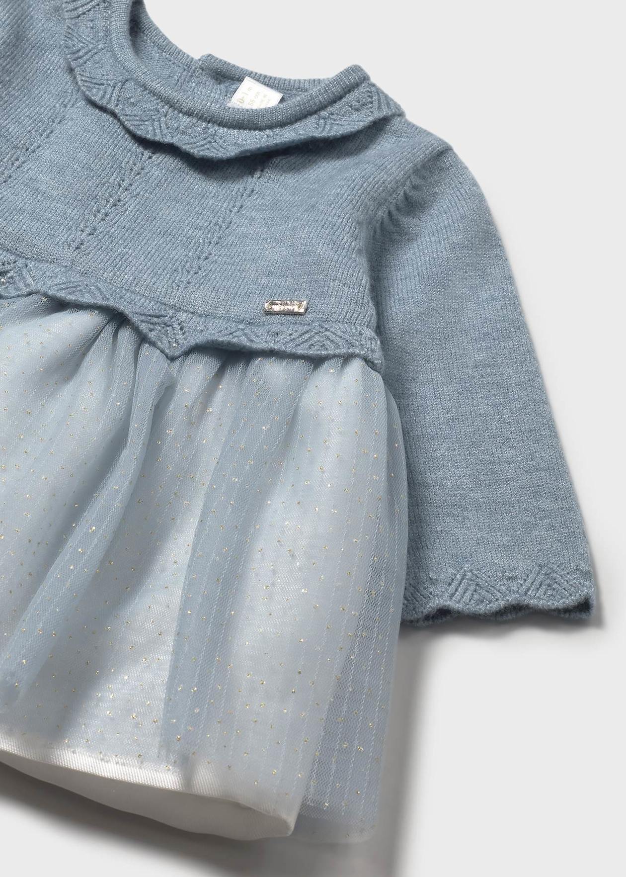 Mayoral - Vestito in maglia e tulle
