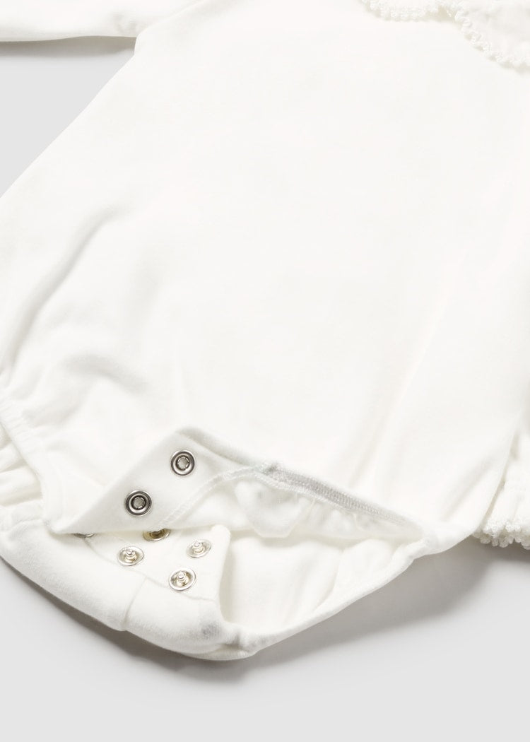 mayoral - Body m/l con collo caldo cotone