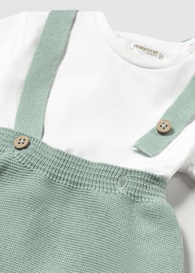 mayoral - Salopette in filo corta con cardigan