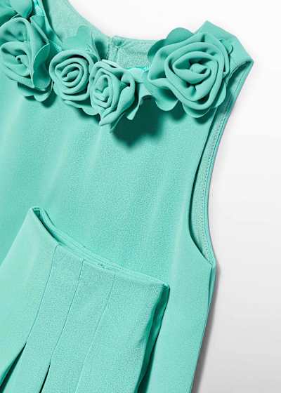 Abel & lula - Completo con top rose collo e pantalone lungo crepe