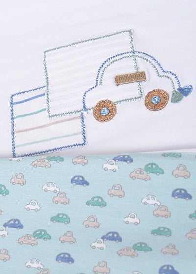 mayoral - Coperta macchina a righe