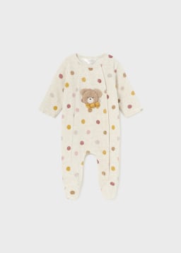 mayoral - Tutina ciniglia orsetto pois