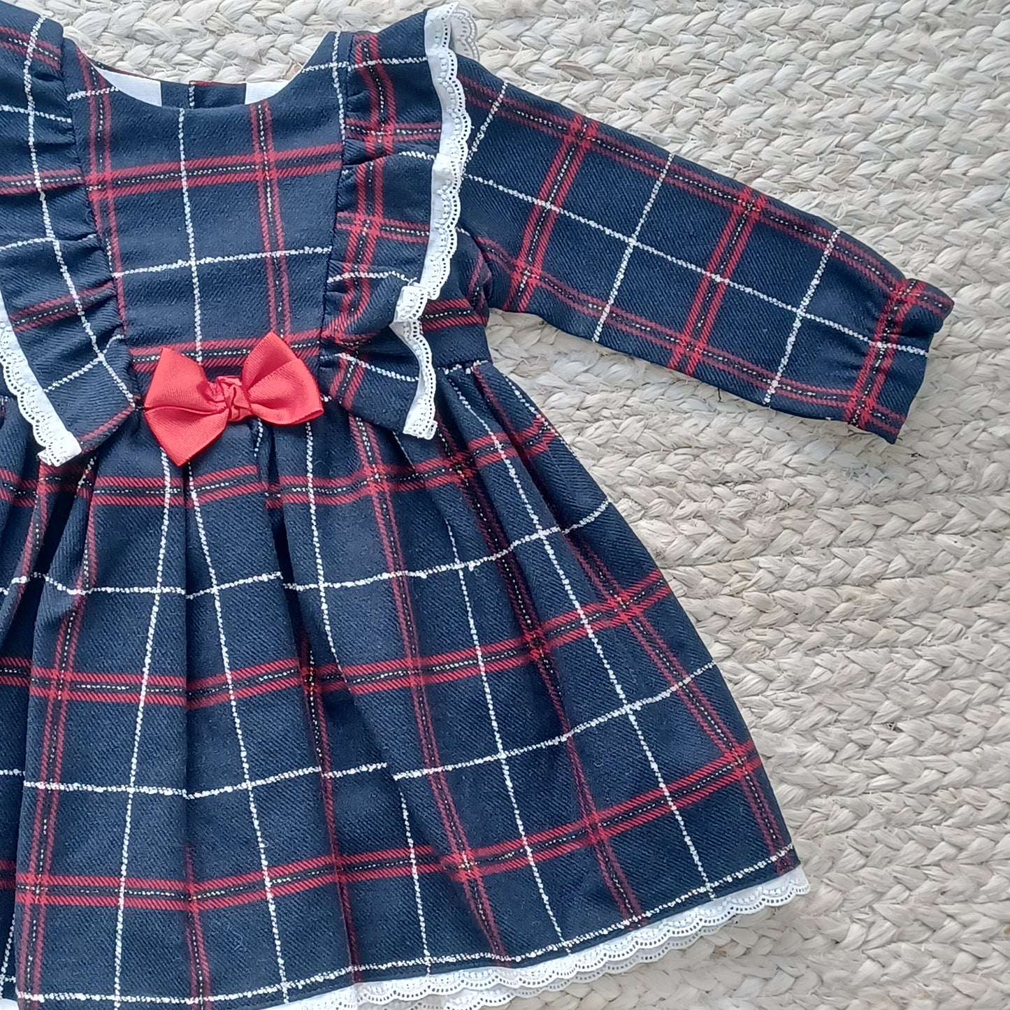 Mac Ilusion - Vestito, quadri, fiocco