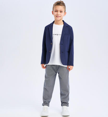 i DO - Pantalone microfantasia con catena