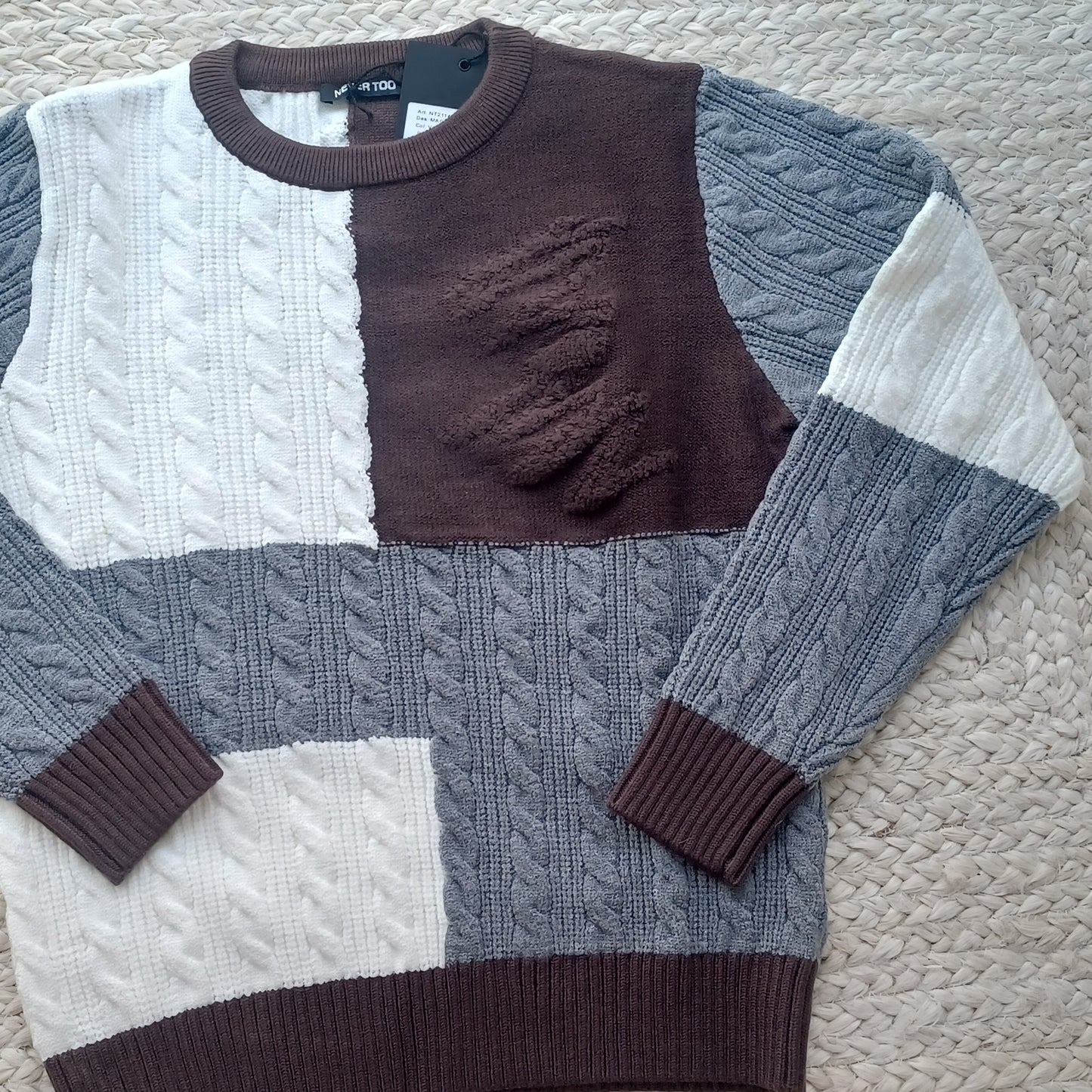 NEVER TOO - Maglia quadrati vari colori