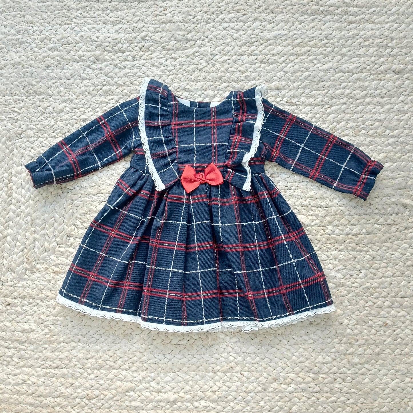 Mac Ilusion - Vestito, quadri, fiocco