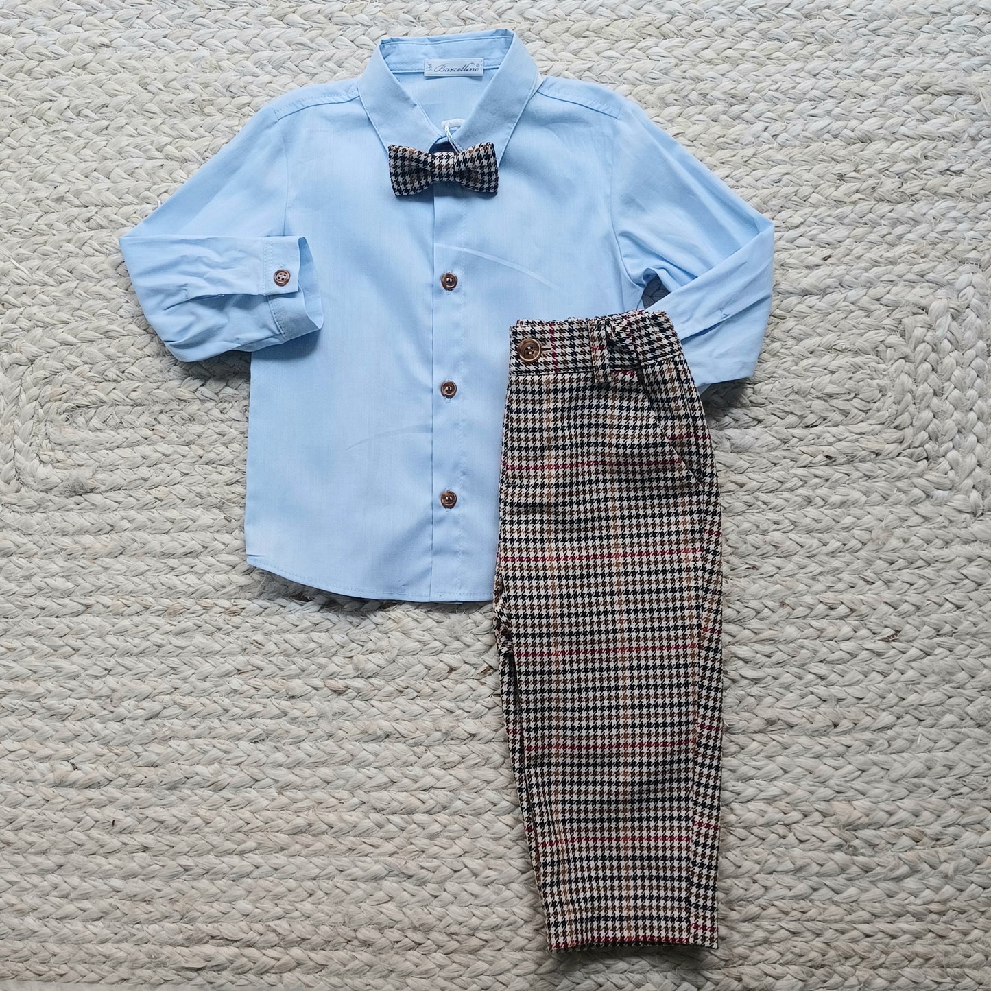 Barcellino - Completo tre pezzi camicia,pantalone, pappion