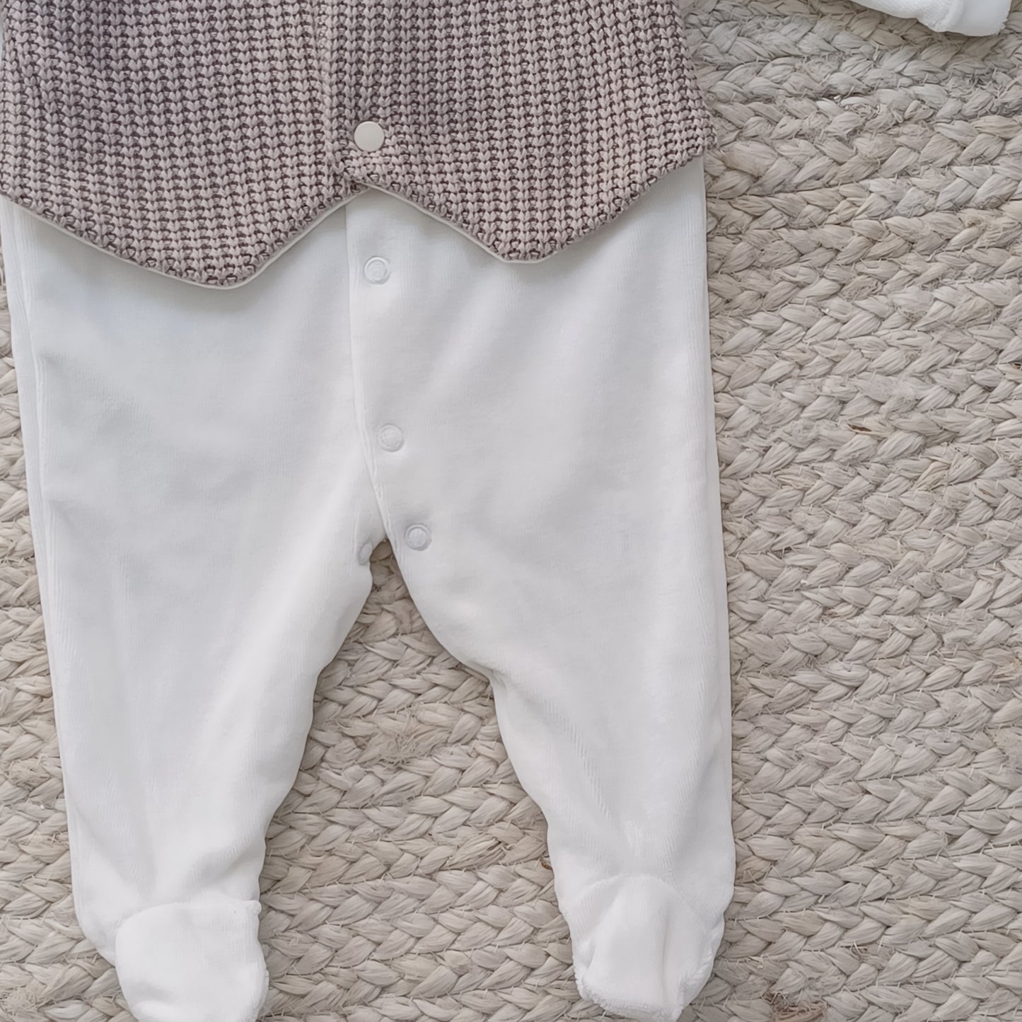 FS Baby - Tutina intera con gilet ciniglia