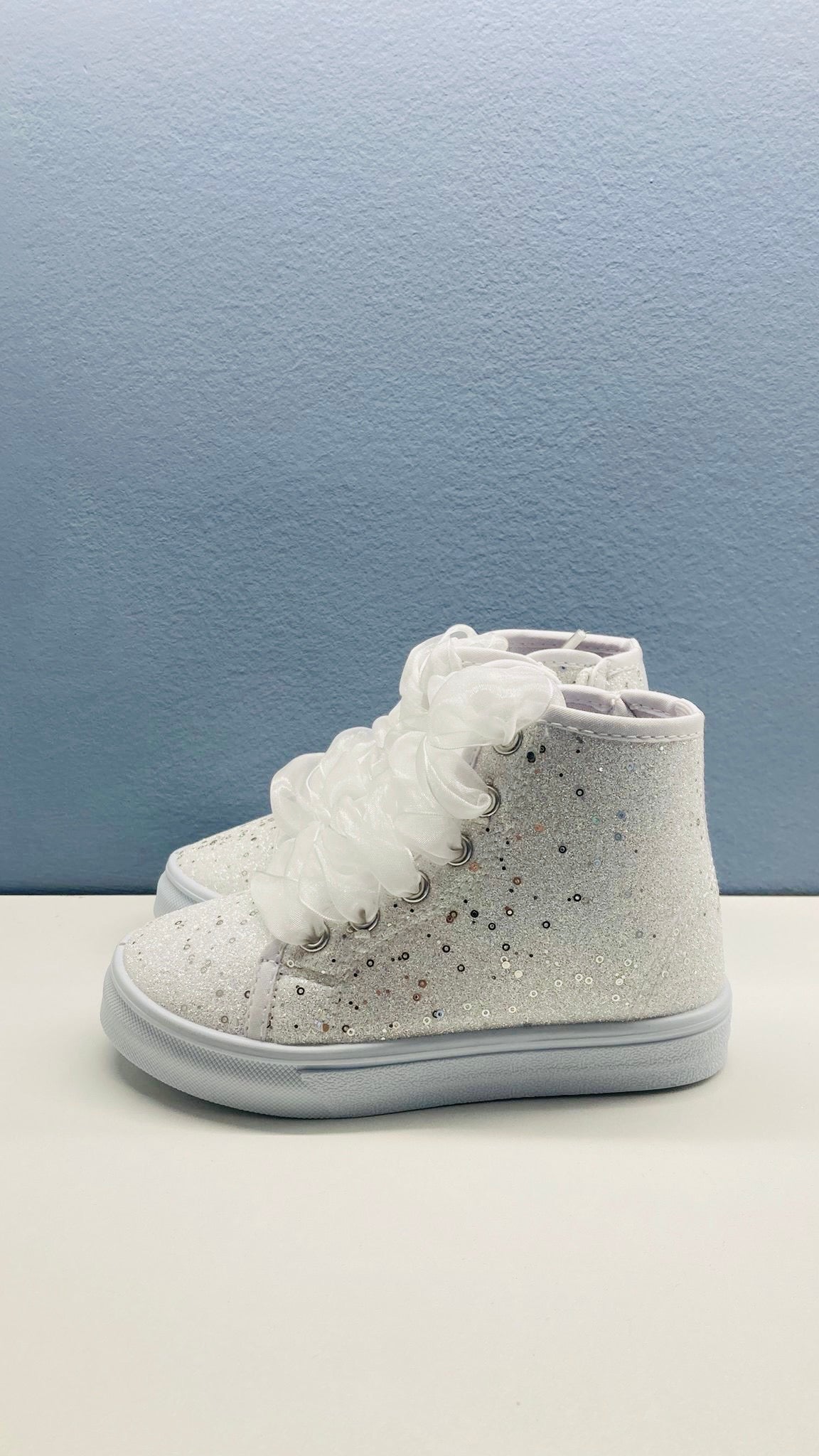 Melania - Sneakers alta pailettes