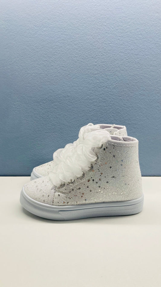 Melania - Sneakers alta pailettes