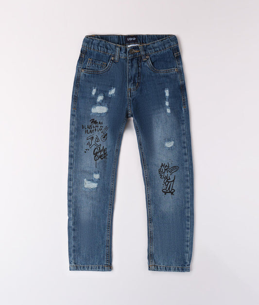 i DO - Jeans graffiti baggy