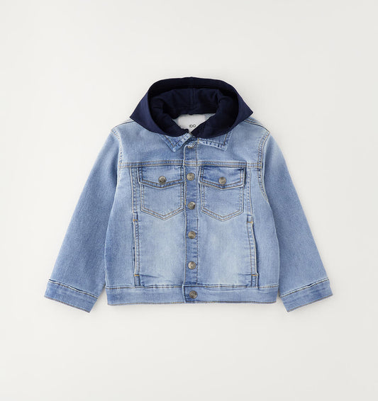i Do - Giubbino jeans con cappuccio
