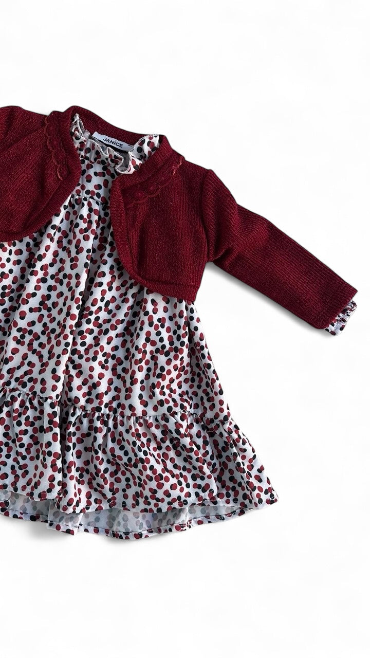 JANICE - Vestito con coprispalle