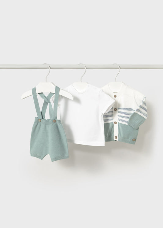 mayoral - Salopette in filo corta con cardigan