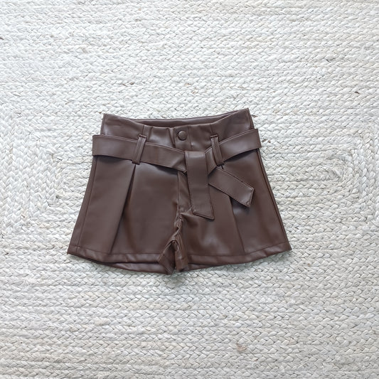 ENERGIERS - Shorts pelle