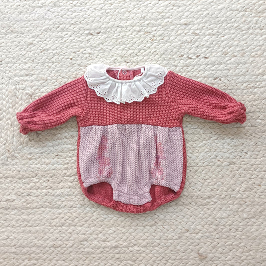 FS Baby - Salopette corta in maglia