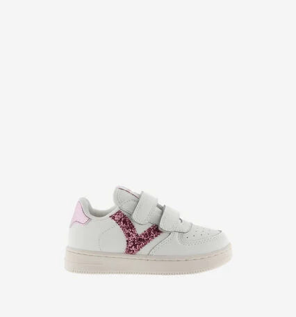 Victoria - Sneakers bassa glitter logo