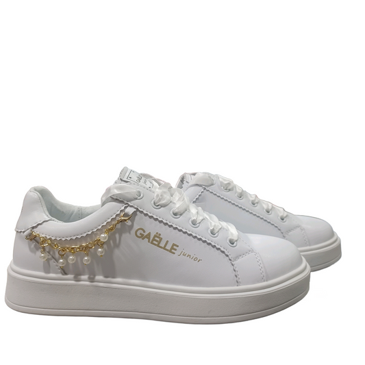 Gaelle - Sneakers con catena perla