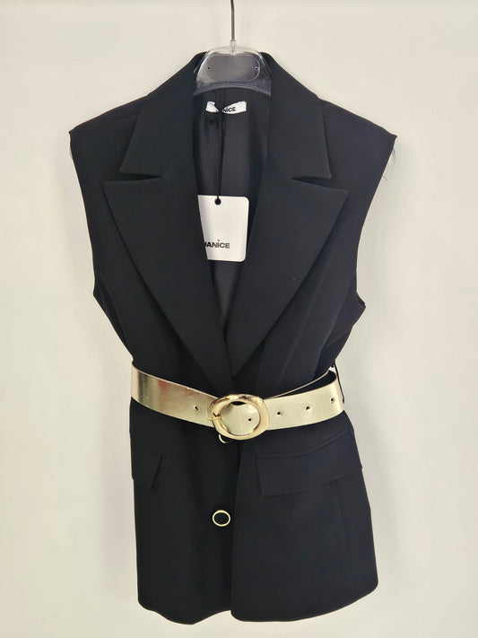 JANICE - Gilet con cintura