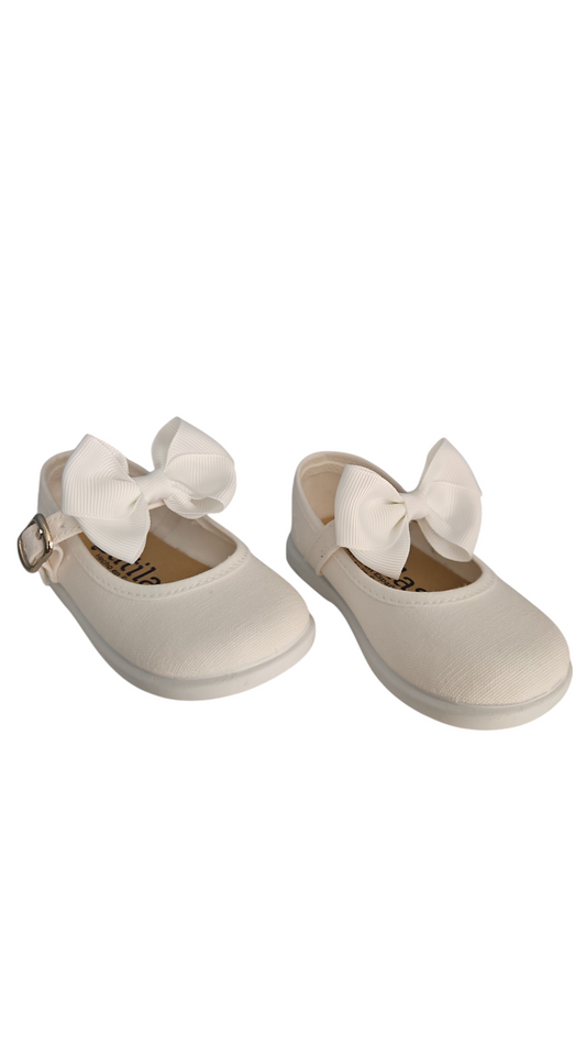 Batilas - Ballerina con fiocco in tessuto